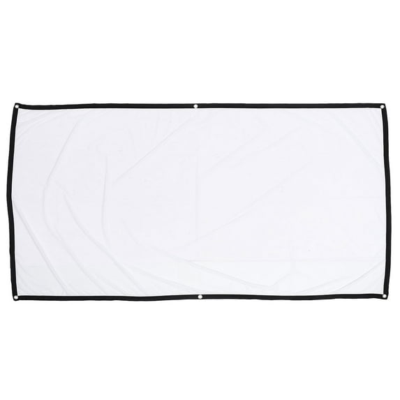 UPKOCH Portable Projector Screen 1Pack Polyester Material Folding Design for Home Users Movie Enthusiasts 100 Inches