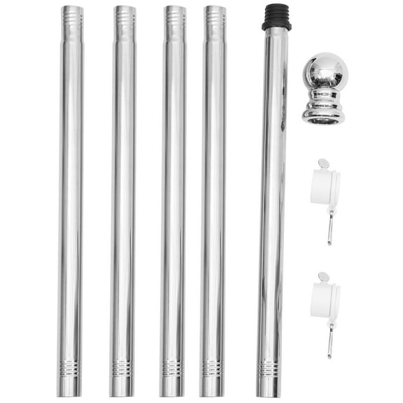 UPKOCH Professional Flag Pole Rustproof Technology Rotation Function for Set 70.9X1X1In