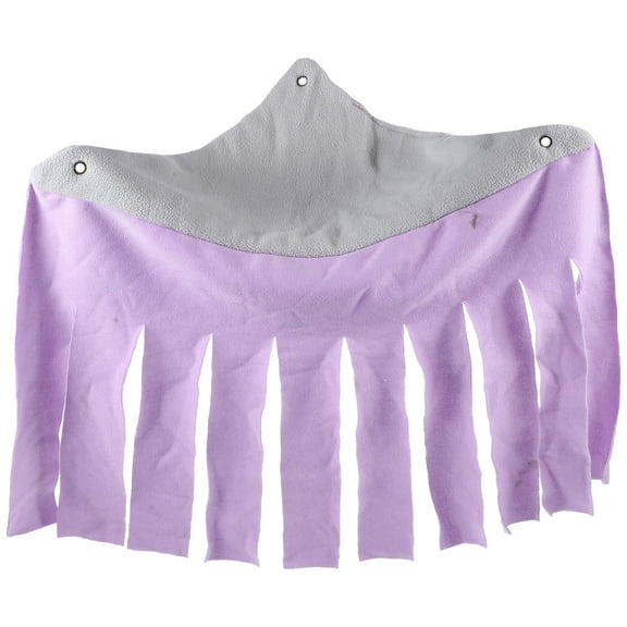 UPKOCH Rat Toys for Pet Rats Fleece Corner Hammock in Lavender 1 Set