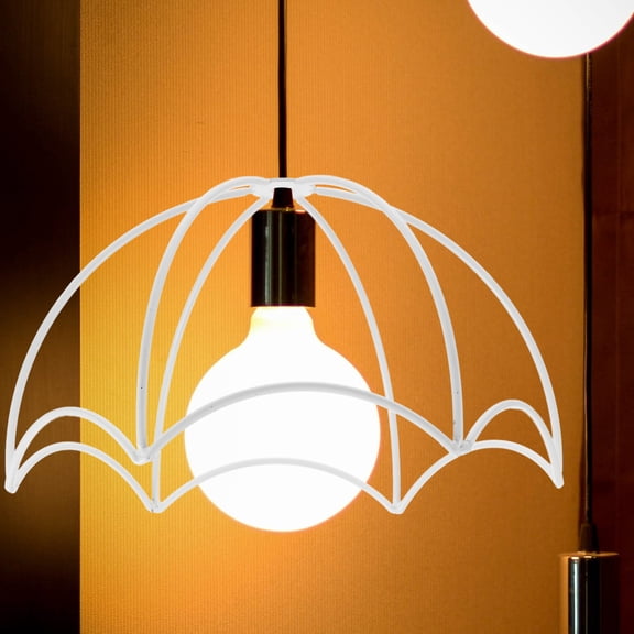 UPKOCH Retro Metal Wire Table Lamp Frame 2pcs for Home and Restaurant Lighting Projects