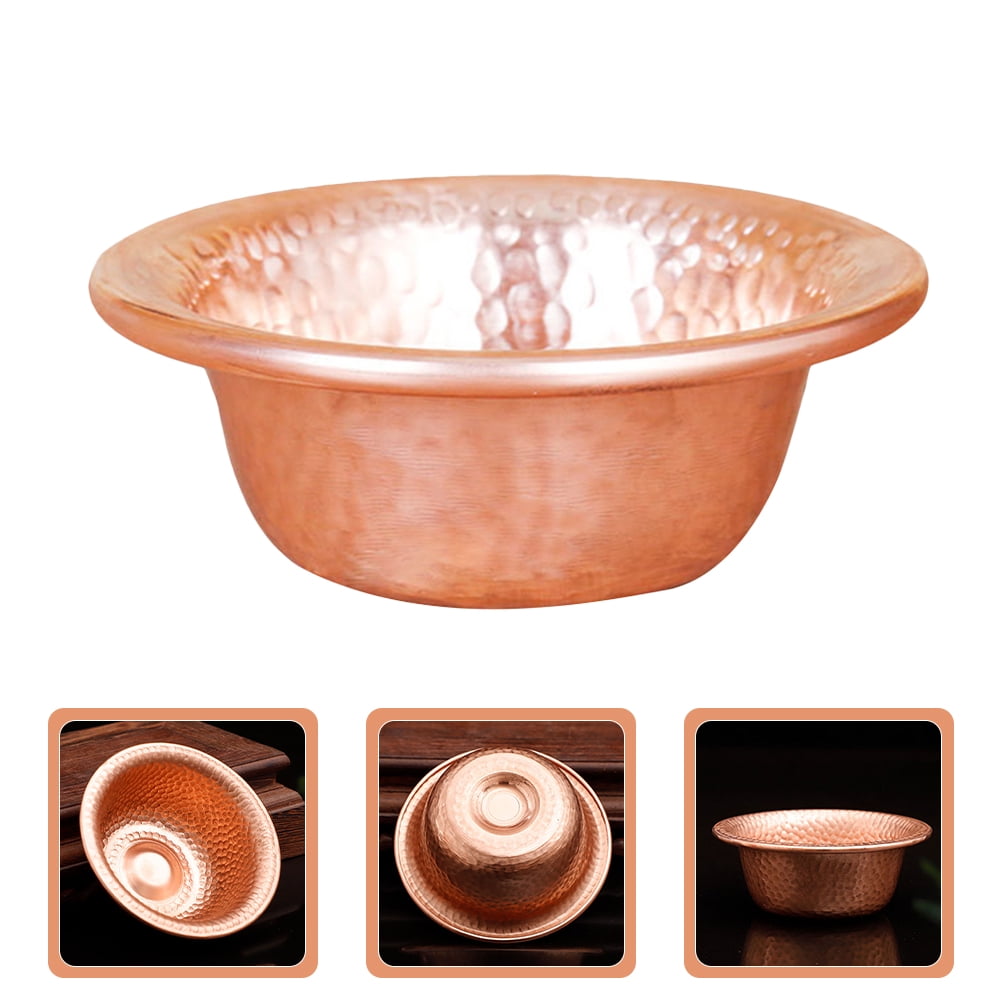 UPKOCH Ritual Bowl Copper Decoration for Eastern Culture Enthusiasts ...