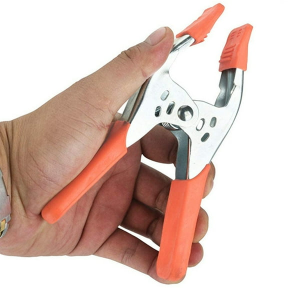 UPKOCH Durable Orange Woodworking Spring Clamp with Comfortable Handle