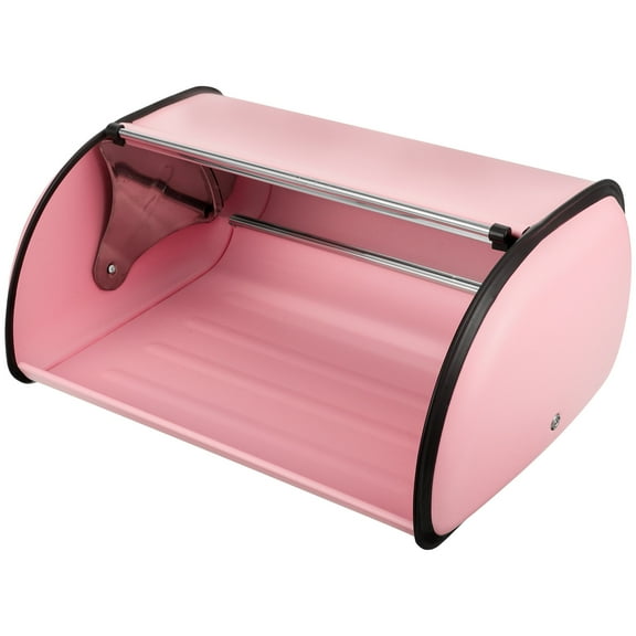 UPKOCH Stainless Bread Box Pink for Modern Kitchenware Dust Protection 1Pack