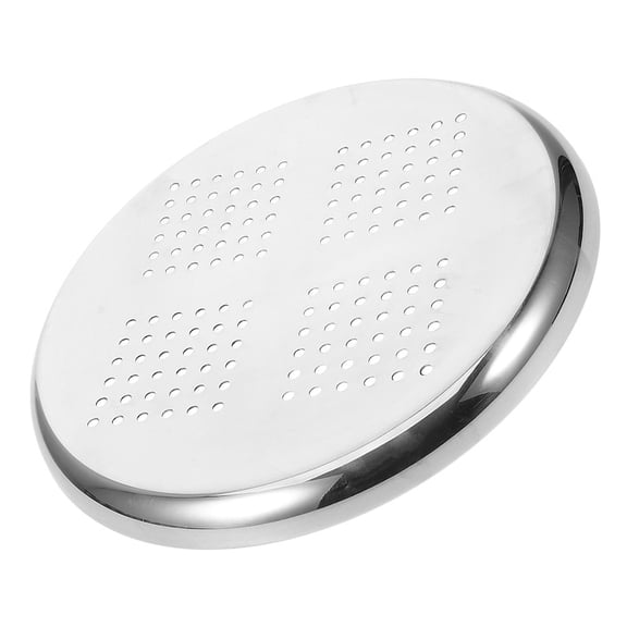 UPKOCH Stool Seating Part Metal Indoor Stool Metal Seat Silver Round 11.99X11.99X0.79In 1Pcs