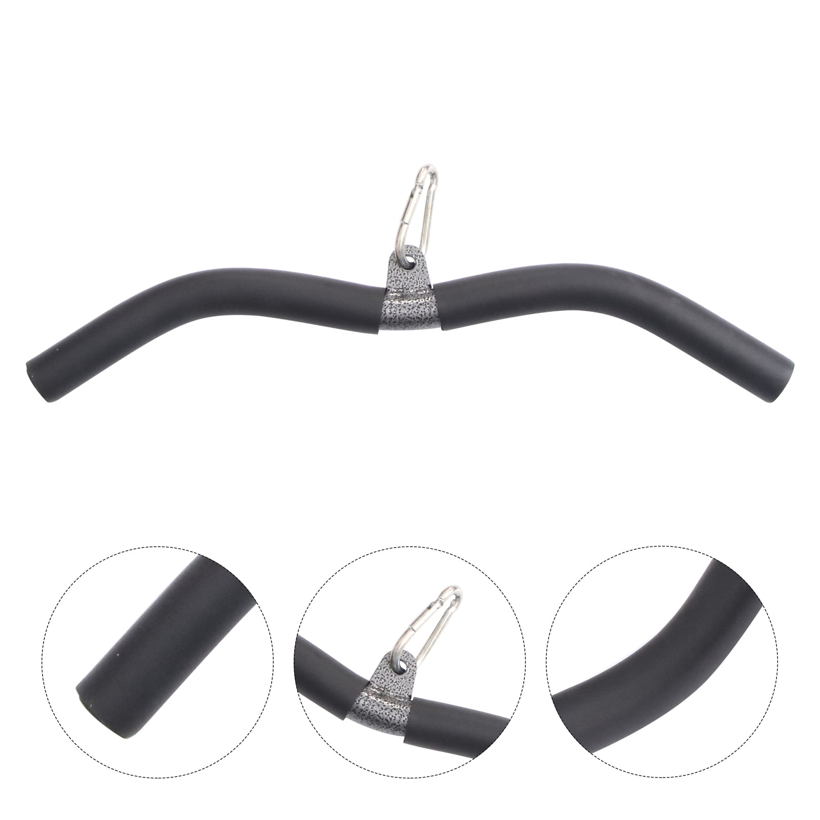 UPKOCH  Straight Bow Pull Rod Gym Pulley Push-up Bar Bodybuilding Handle