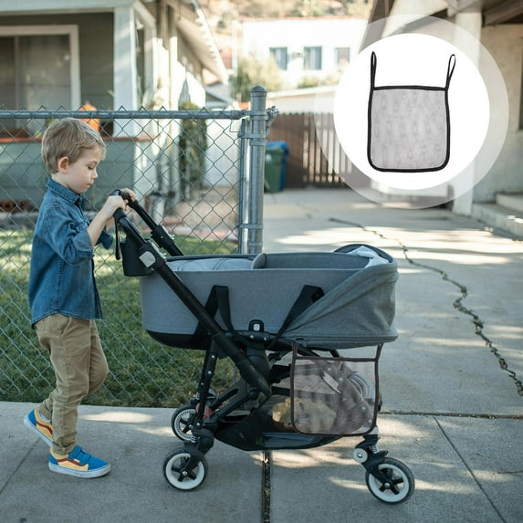 UPKOCH Universal Stroller Bag Storage Polyester for New Parents 2pcs