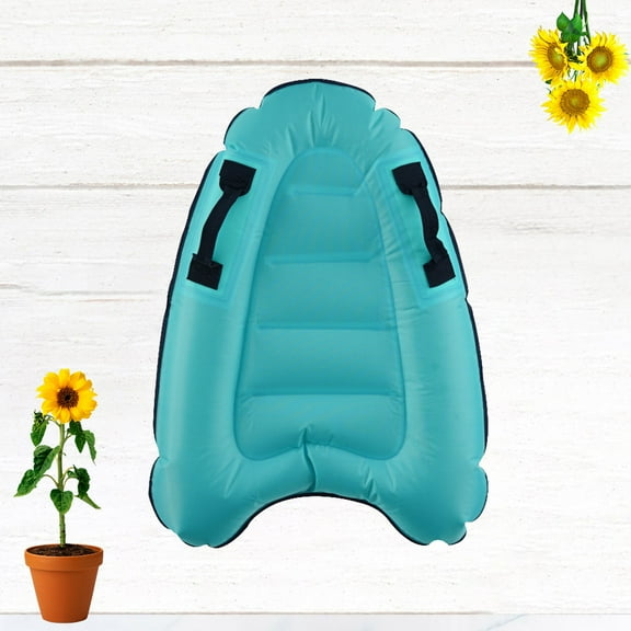 UPKOCH Swimming Pool Float Inflatable Surfboard Lake Activities Sky-blue Thicken Style 1Set