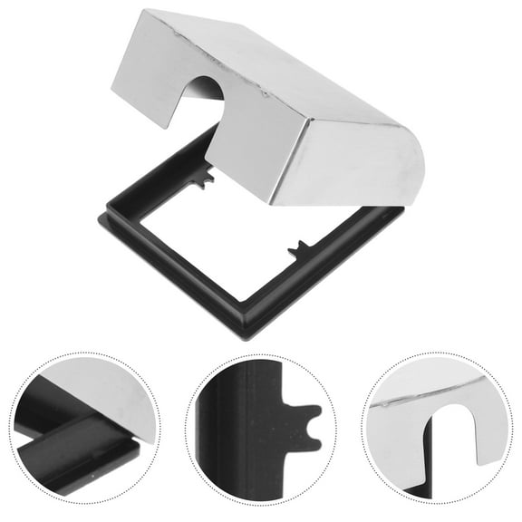 UPKOCH Switch Waterproof Box Stainless Steel Silver 1Pcs 4.3x4.2x1.7in For Outdoor Use
