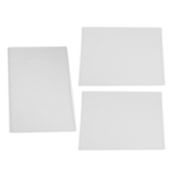 UPKOCH Table Mat Mold Epoxy Resin Casting Silicone 32.30X9.21X0.20In 3Pcs