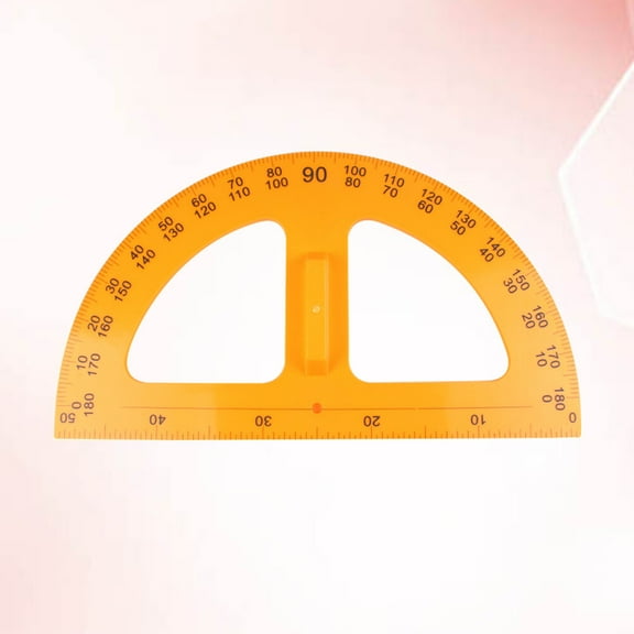 UPKOCH Teaching Protractor 1Pcs for Drafting Supplies and Measuring Angles 19.7*11.2in