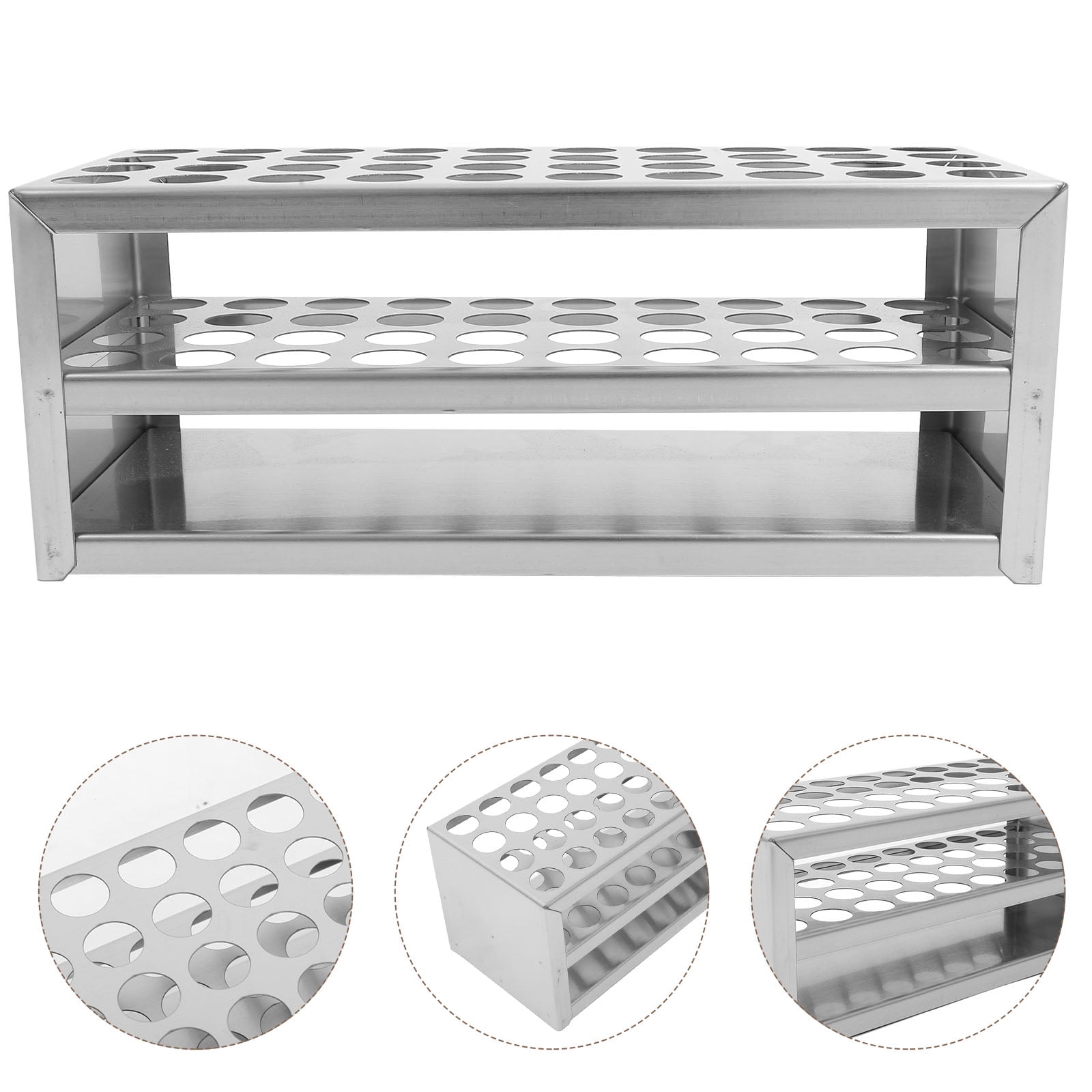 UPKOCH Test Tube Storage Case 1Pack Silver for Protecting and ...