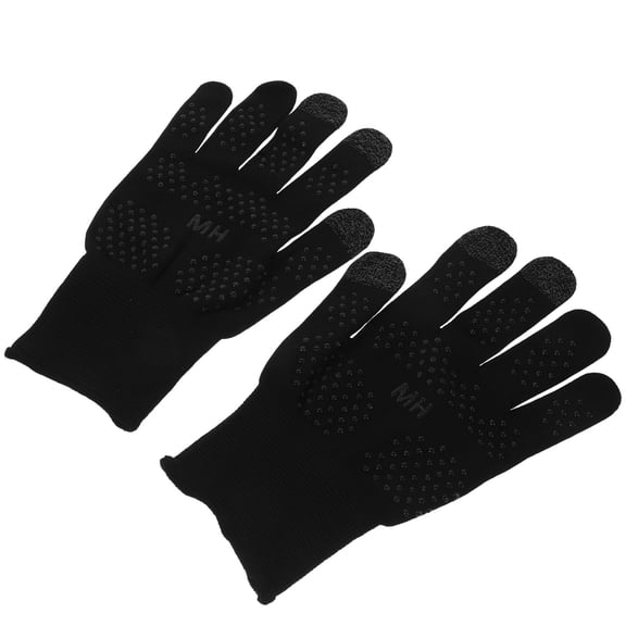 UPKOCH Thermal Gloves Black UV Nail Glove Protector for Gamers for Summer Activities 1 Pair