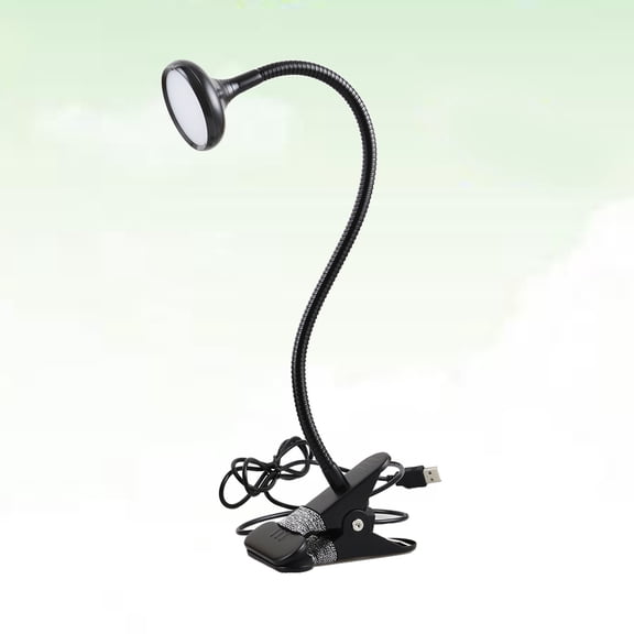UPKOCH USB Charging Table Lamp Flexible Dimmable LED Lighting Gooseneck Reading Lamp for Students Professionals 1Pack