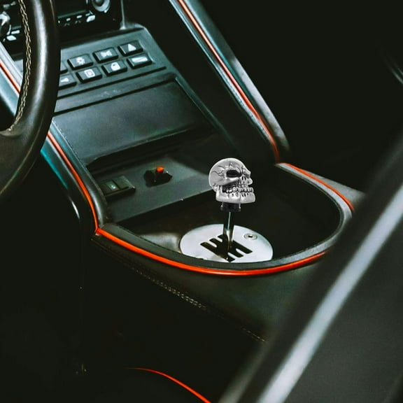 UPKOCH Universal Shifter Knob Gear Shift Knob Manual Transmission Silver 1Pack for Vehicle