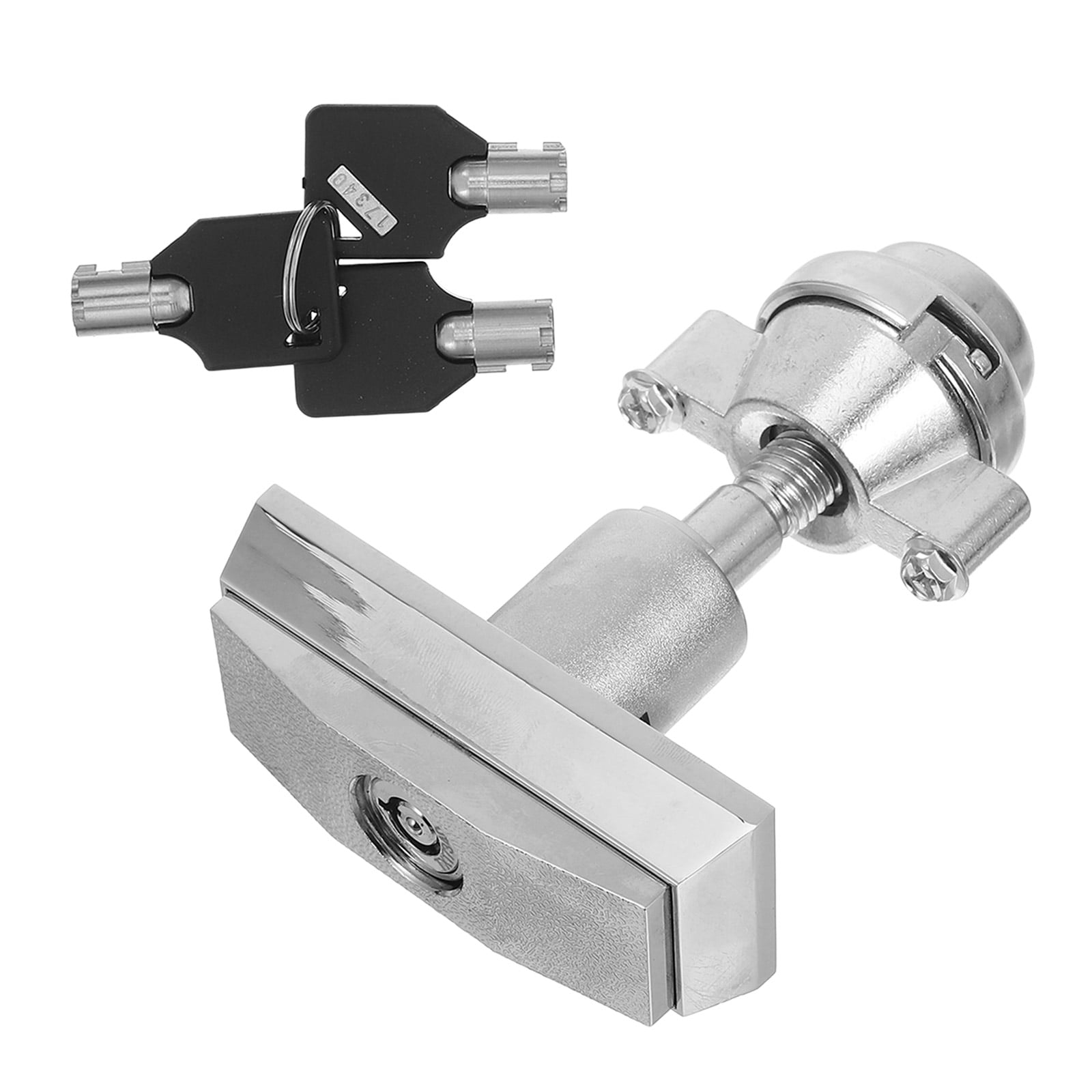 UPKOCH Vending Machine 1 Set Silver Iron T-Handle for Machine Key Set 4.72X3.46X1.45in