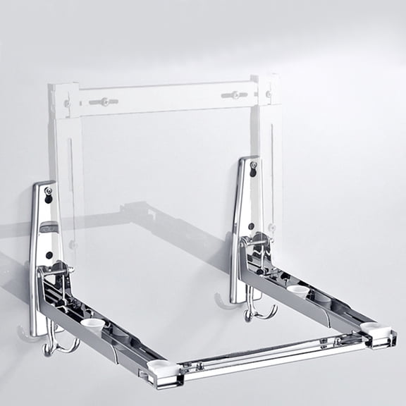UPKOCH Telescopic Stainless Steel Wall-Mounted Microwave Shelf Retractable Oven Stand