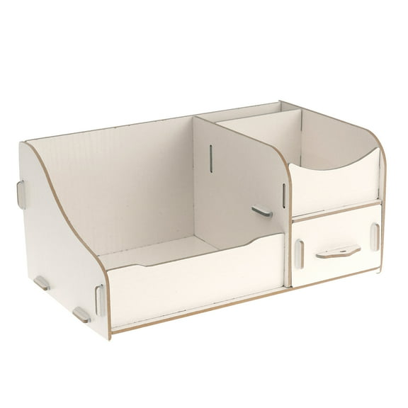 UPKOCH Wooden Beige Storage Box with Handle for Medicine Jewelry Tools and Sundries 7x4.5x5 inches