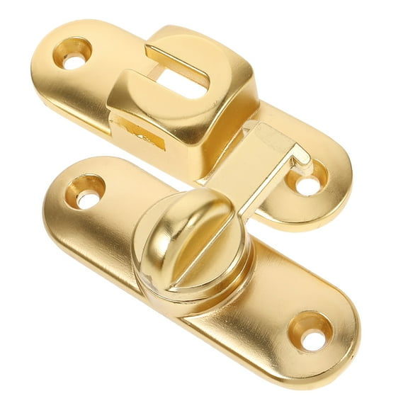 UPKOCH Zinc Alloy Golden Screen Door Lock for DIY Projects 1 Set
