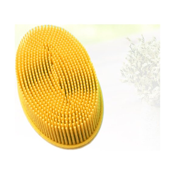 UPKOCH body cleaning brush Bathing Brush Yellow for Scalp Massage at Home 1Pcs