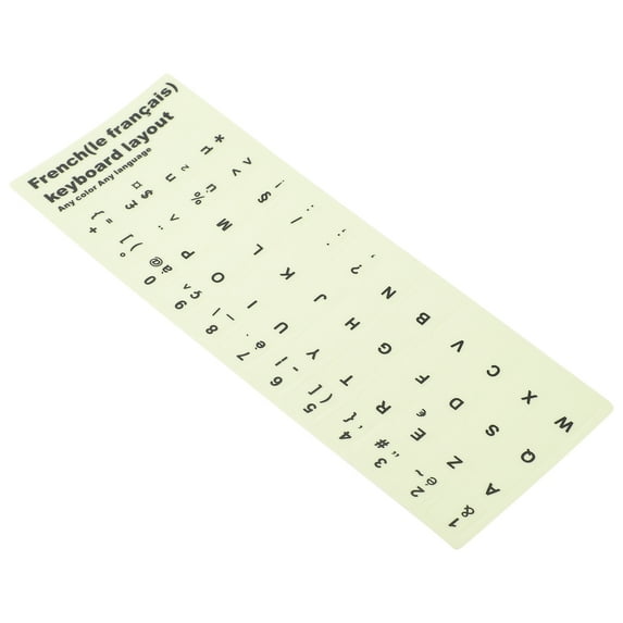UPKOCH computer accessories Keyboard Sticker Paper Dark Environment Use ...