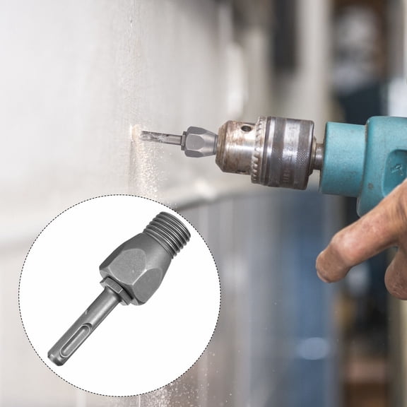 UPKOCH core drill bit thread adapter Drill Bit Adapter Steel for Brick Wall Drilling 1Pcs