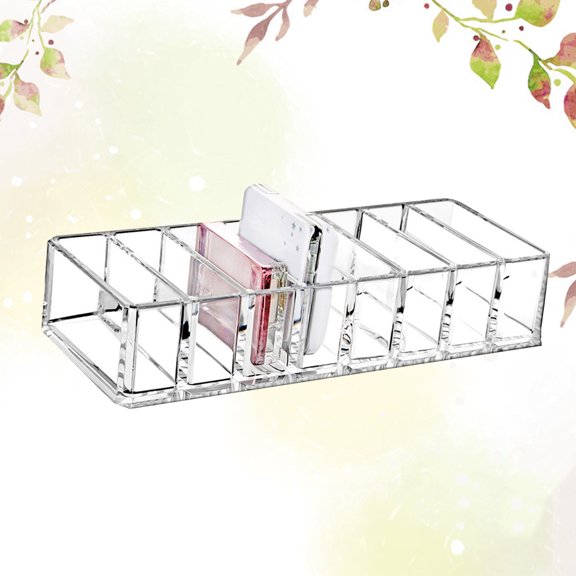 UPKOCH makeup tray organizer Cosmetics Container Plastic Transparent 1Pcs for Home Use Women