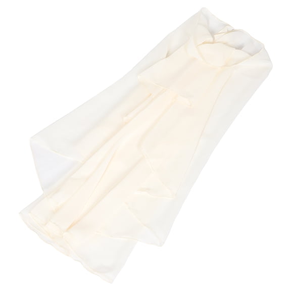 UPKOCH white cape Women Evening Dress Shawl Chiffon 1Set Enhances Elegance For Photoshoots