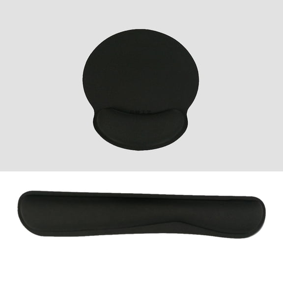 UPKOCH Elastic Wrist Rest for Keyboard and Mouse Office Use Black Slow