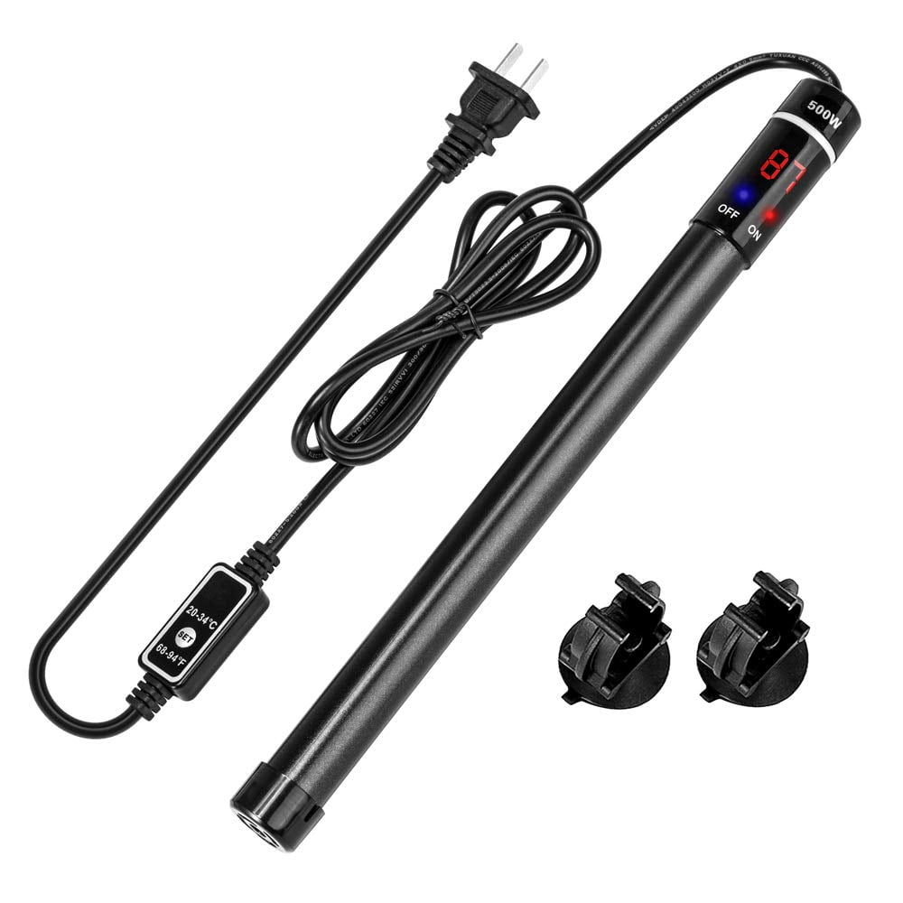 UPLY 500W Aquarium Heater Submersible 500 Watt Titanium Fish Tank