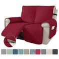 thumbnail image 1 of UPONRAY 100% Waterproof Recliner Chair Cover Non-Slip Reclining Cover for Recliner Chair Washable Chair Seat Cover with Elastic Straps for Kids, Dogs, Pets(2 Seat, Red), 1 of 8