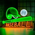 thumbnail image 1 of UPONRAY Baseball Neon Signs, 15.7"*12.2" Dimmable & USB-Powered LED Neon Light, Stylish Wall Decor for Gym, Fitness Center, Home, Bar, Man Cave, 1 of 10