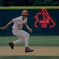 thumbnail image 1 of UPONRAY Baseball Player Custom Neon Signs, Usb Powered with Adjustable Brightness Wall Decor for Gifts, Red, 24 inch, 1 of 10