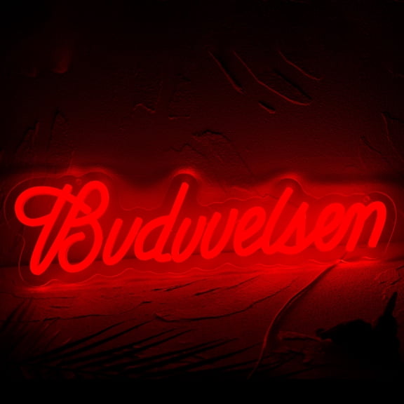 UPONRAY Beer Neon Signs, 16.9"*2.95" Dimmable & USB-Powered LED Neon Light, Stylish Wall Decor for Bar, Party, Restaurant, Living Room, Man Cave