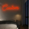 thumbnail image 1 of UPONRAY Single Line Custom Neon Signs, Usb Powered with Adjustable Brightness Wall Decor for Gifts, Red, 18 inch, 1 of 8
