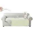 thumbnail image 1 of UPONRAY Double Protection 100% Waterproof Sofa Covers for Living Room, Reversible Couch Covers for 3 Cushion Couch Sofa, Furniture Protector Sofa Cover for Dogs, Pets, Kids (X Large, Beige), 1 of 6