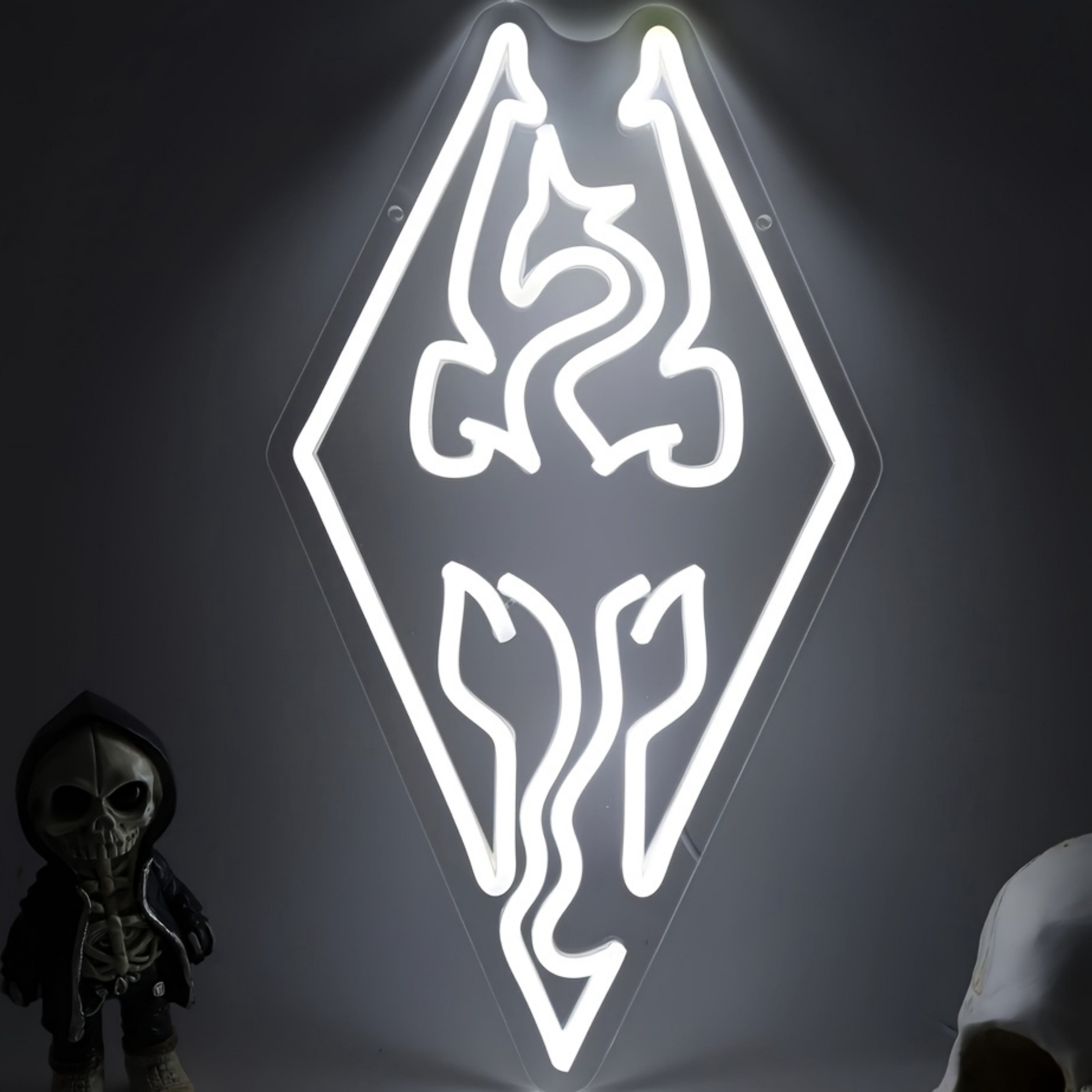 UPONRAY Dragon Neon Signs, 9.68"*17.2" Dimmable & USB-Powered LED Neon Light, Stylish Wall Decor for Bedroom, Game Room, Man Cave, Internet Cafe, Arcade