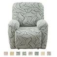 thumbnail image 1 of UPONRAY Floral Printed Recliner Cover with Pockets Single Reclining Slipcover 4-Pieces Lazy Boy Recliner Armchair Cover with Elastic Bottom for Recliner Furniture Protector for Kid Pet(Dark Gray), 1 of 12