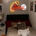 thumbnail image 1 of UPONRAY Football & Baseball Custom Neon Signs, Usb Powered with Adjustable Brightness Wall Decor for Gifts, Red, 18 inch, 1 of 8