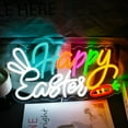 thumbnail image 1 of UPONRAY Happy Easter Neon Signs, 15.7"*8.6" Dimmable & USB-Powered LED Neon Light, Stylish Wall Decor for Easter Party, Home, Shop, Restaurant, Bar, 1 of 9