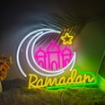 thumbnail image 1 of UPONRAY Mosque Neon Signs, 15.7"*12.8" Dimmable & USB-Powered LED Neon Light, Stylish Wall Decor for Ramadan, Bed Room, Living Room, Party, Bar, 1 of 10