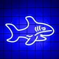 thumbnail image 1 of UPONRAY Shark Neon Signs, 15.7"*9.8" Dimmable & USB-Powered LED Neon Light, Stylish Wall Decor for Home, Beach Bar, Natatorium, Swimming Pool, 1 of 9