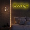 thumbnail image 1 of UPONRAY Single Line Custom Neon Signs, Customizable USB-Powered & Dimmable LED Neon Light, Stylish Wall Decor for Bedroom, Home, Lover, Friend, Lemon Yellow, 28 inch, 1 of 7