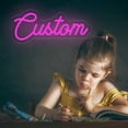 thumbnail image 1 of UPONRAY Single-line Custom Neon Signs, Customizable USB-Powered & Dimmable LED Neon Light, Stylish Wall Decor for Bedroom, Home, Lover, Friend, Dark Blue, 18 inch/8 Letters, 1 of 5
