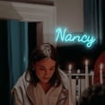 thumbnail image 1 of UPONRAY Single-line Custom Neon Signs, Customizable USB-Powered & Dimmable LED Neon Light, Stylish Wall Decor for Bedroom, Home, Lover, Friend, Ice Blue, 14 inch/6 Letters, 1 of 8