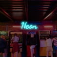 thumbnail image 1 of UPONRAY Single-line Custom Neon Signs, Customizable USB-Powered & Dimmable LED Neon Light, Stylish Wall Decor for Bedroom, Home, Lover, Friend, Ice Blue, 14 inch, 1 of 8