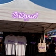 thumbnail image 1 of UPONRAY "@" Single-line Custom Neon Signs, Customizable USB-Powered & Dimmable LED Neon Light, Stylish Wall Decor for Bedroom, Home, Lover, Friend, Purple, 12 inch/5 Letters, 1 of 6
