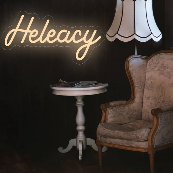 UPONRAY Single-line Custom Neon Signs, Customizable USB-Powered & Dimmable LED Neon Light, Stylish Wall Decor for Bedroom, Home, Lover, Friend, Warm White, 5 inch/1 Letter