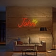 thumbnail image 1 of UPONRAY Single Line Custom Neon Signs with Crown, Usb Powered with Adjustable Brightness Wall Decor for Gifts, Red, 5 inch, 1 of 7