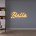 thumbnail image 1 of UPONRAY Single-line Custom Neon Signs, Customizable USB-Powered & Dimmable LED Neon Light, Stylish Wall Decor as Gifts for Bedroom, Home, Bar, Family, Lover, Friend, Yellow, 16 inch/8 Letters, 1 of 8