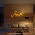 thumbnail image 1 of UPONRAY Single Line Custom Neon Signs with Crown, Usb Powered with Adjustable Brightness Wall Decor for Gifts, Yellow, 16 inch, 1 of 7